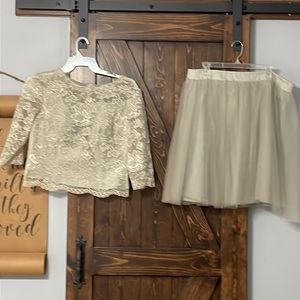 2 piece mother of the bride outfit. Size 18/20. From boutique.